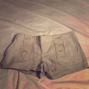 Tan express shorts